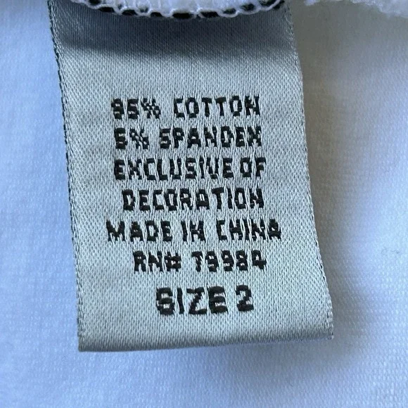 Chicos Beaded Sequin Lobster Tank Top Sz 2 Large Beachy Coastal Embroidered Flaw - Picture 11 of 11